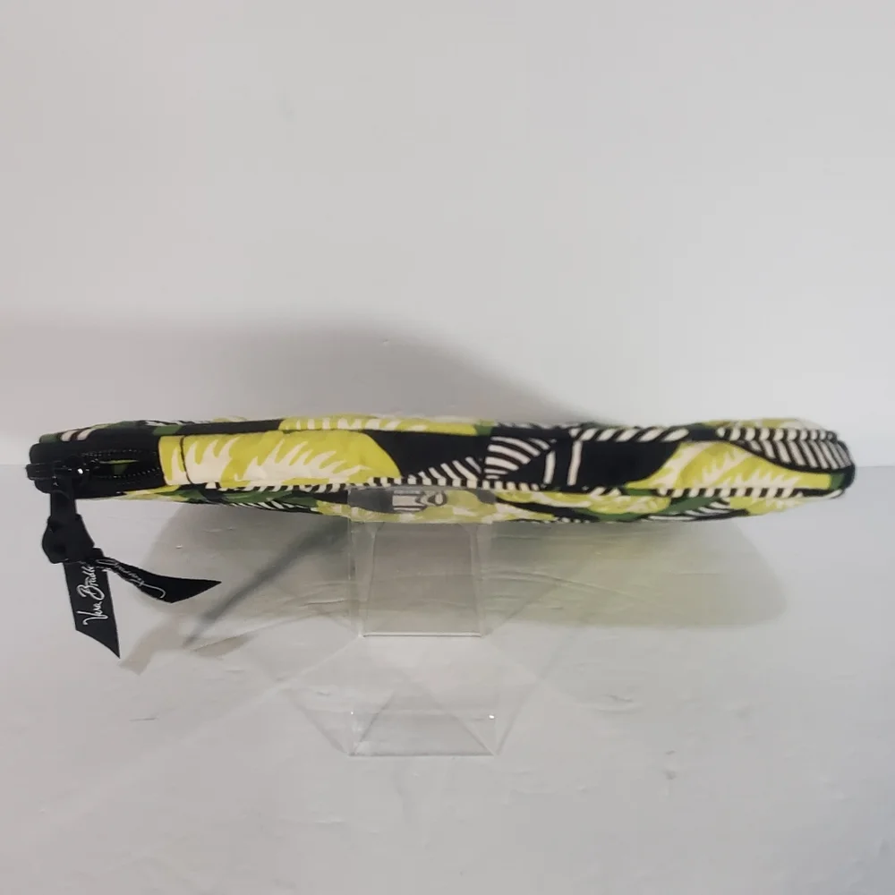 Vera Bradley Yellow Black Neon Rose Case Sleeve for iPad or Tablet